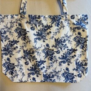 RARE LoveShackFancy Blue Floral Tote